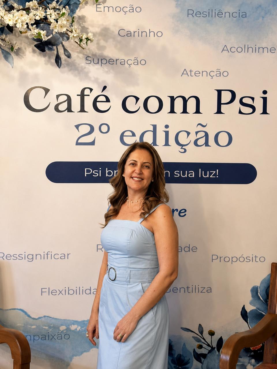 Alessandra Simões em evento profissional